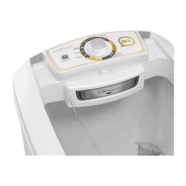 Tanquinho Newmaq Plus 20,5kg Semiautomático Branco 127V