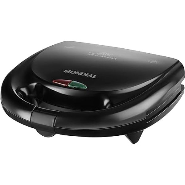 Sanduicheira Fast Grill e Sandwich S-12 Mondial Preto 750W 110V