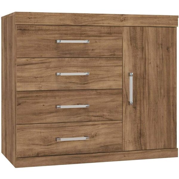 Cômoda Havana Plus 1 Portas 4 Gavetas Atacama Santos Andira