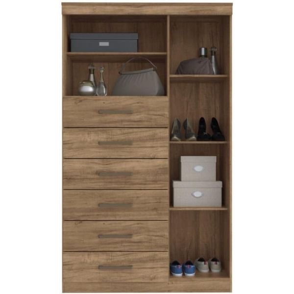 Cômoda Maraba 1 Porta 6 Gavetas Atacama Santos Andirá