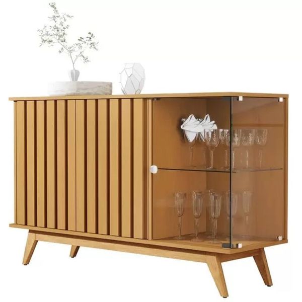 Aparador Buffet Açai 3 Portas Luxo Nature JB Bechara