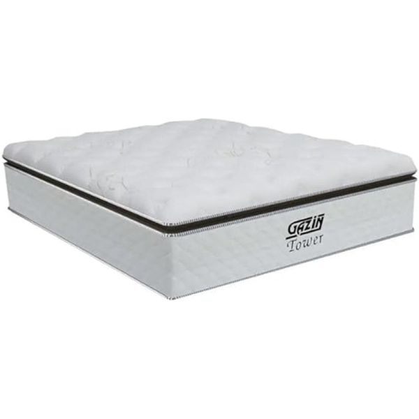Colchão King Size 2,30x1,93 Mola Tower Branco Gazin
