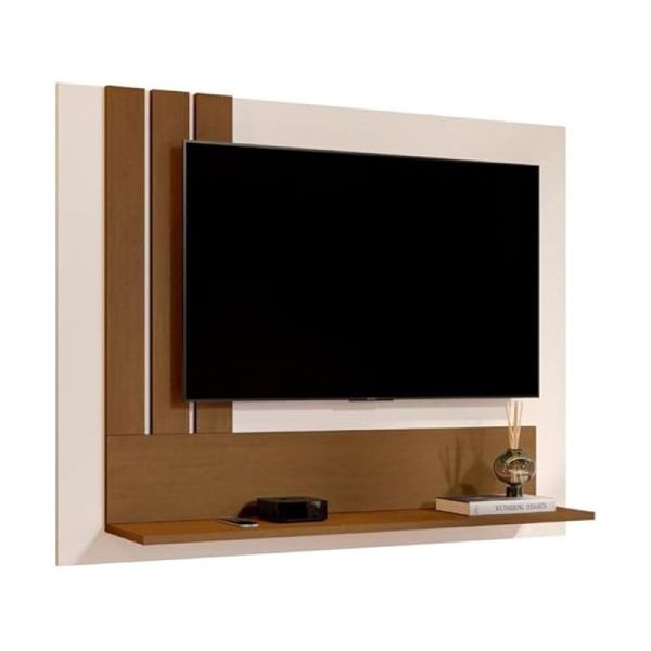 Painel Luxo 5119 para TV até 43" Perola/Nature Jb Bechara