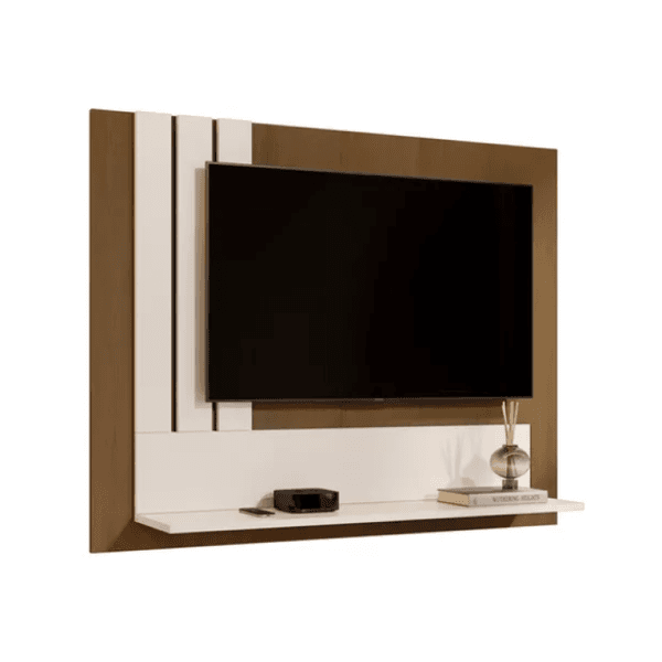 Painel Luxo 5119 para TV até 43" Perola Nature Jb Bechara