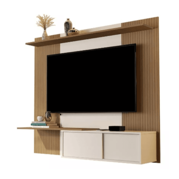 Painel 5059 para TV até 65" Elmo/Perola Jb Bechara