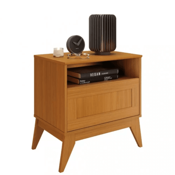 Mesa de Cabeceira Urban 1 Gaveta Cedro EDN