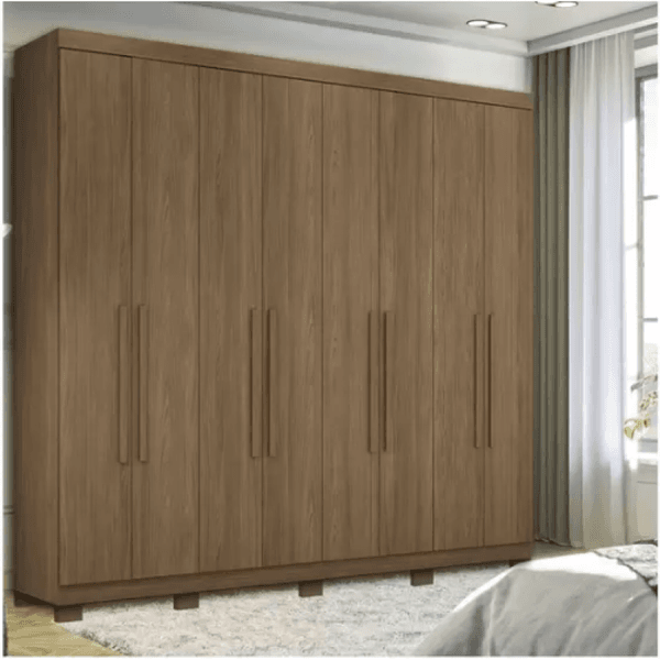 Guarda Roupa Master New 8 Portas Jatoba Santos Andira
