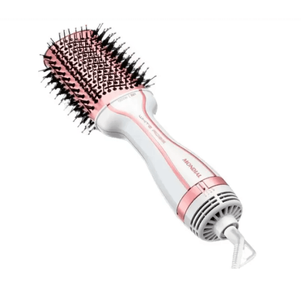 Escova Secadora Mondial ES-50 3 em 1 Tourmaline íon Rose Line