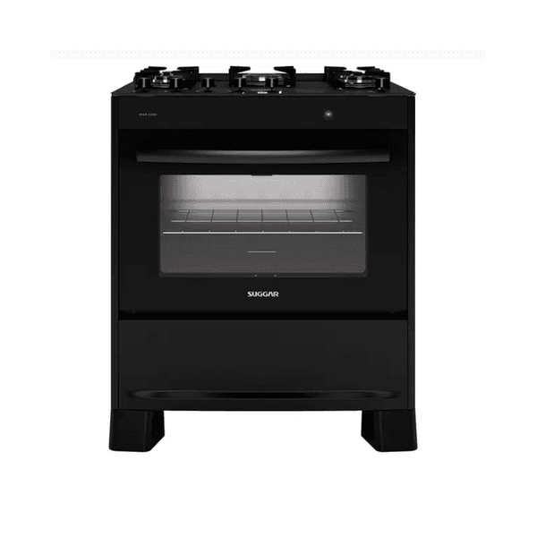 Fogão de Piso Suggar 4 Bocas FGV503PT4 Neo Max Preto Bivolt