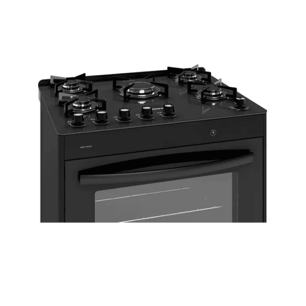 Fogão de Piso Suggar 4 Bocas FGV503PT4 Neo Max Preto Bivolt