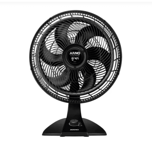 Ventilador De Mesa Arno Turbo Force VF42 Preto 127v