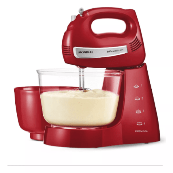Batedeira Mondial Bella Massa D-9 Premium Vermelha 127V