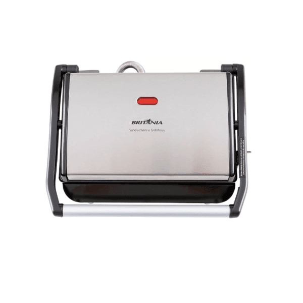 Sanduicheira/Grill Britânia Press BGR27I 2 em 1 Preta Antiaderente 220V