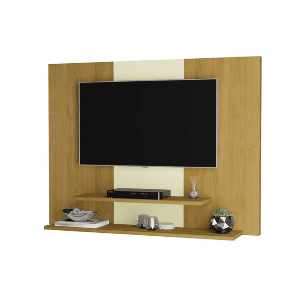Painel para TV até 42 Polegadas Don Móveis Mel/Perola Primus