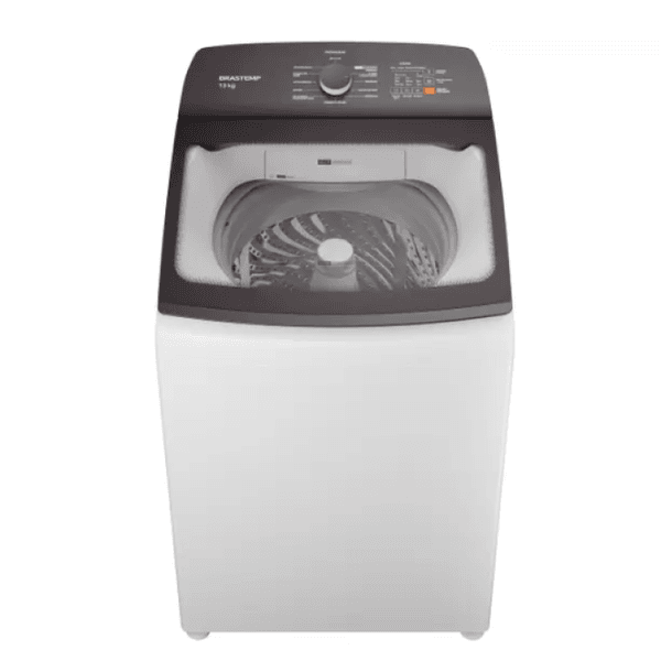 Lavadora de Roupas Brastemp BWK13AB 13kg Cesto Inox Branca 127V