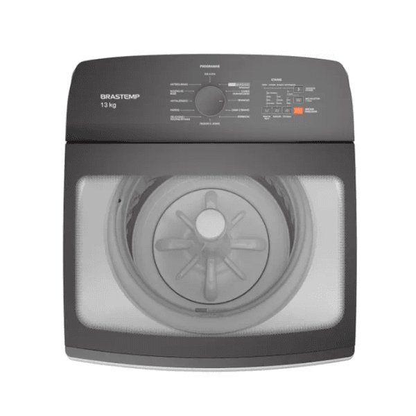 Lavadora de Roupas Brastemp BWK13AB 13kg Cesto Inox Branca 127V