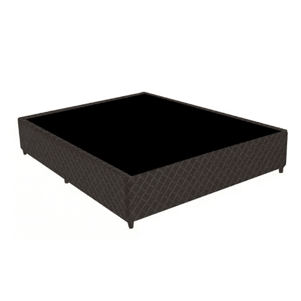 Base para Cama Box Casal Gazin Poliester Bordado 138X188 Marrom