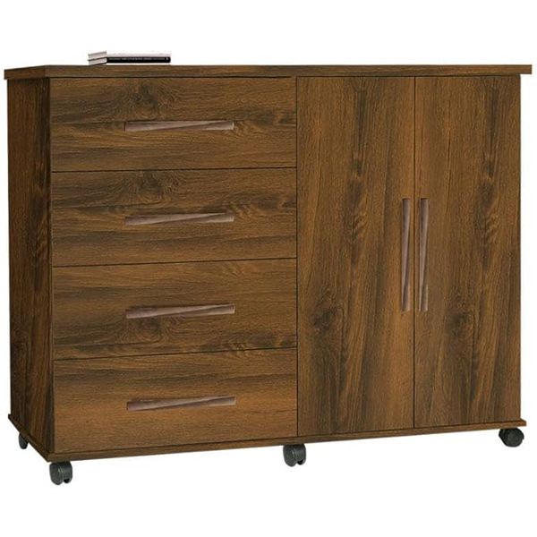 Cômoda Bali 2 Portas 4 Gavetas Freijo Primus