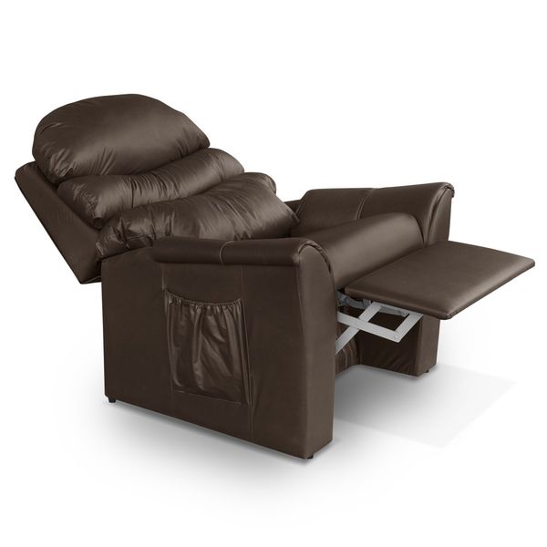 Poltrona do Papai Reclinável Ayla Courino Marrom