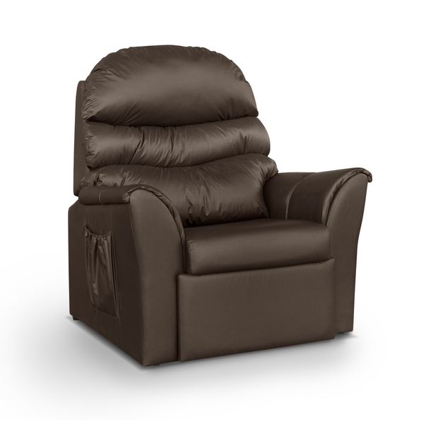 Poltrona do Papai Reclinável Ayla Courino Marrom