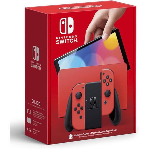 Nintendo Switch Oled Red Mario desbloqueado 