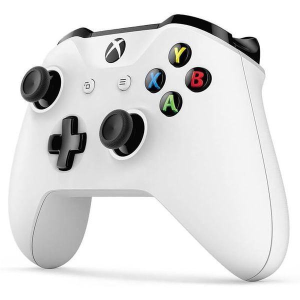 Controle Xbox One robot white semi novo 