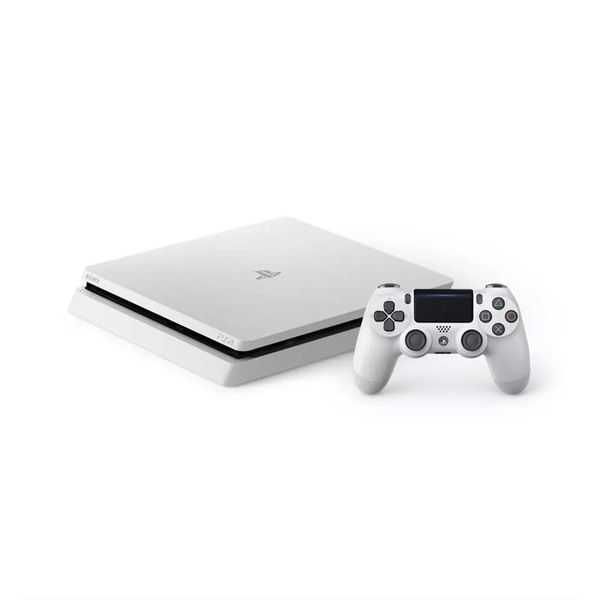 PlayStation 4 Slim 500 gb glacier white semi novo STONE GAMES