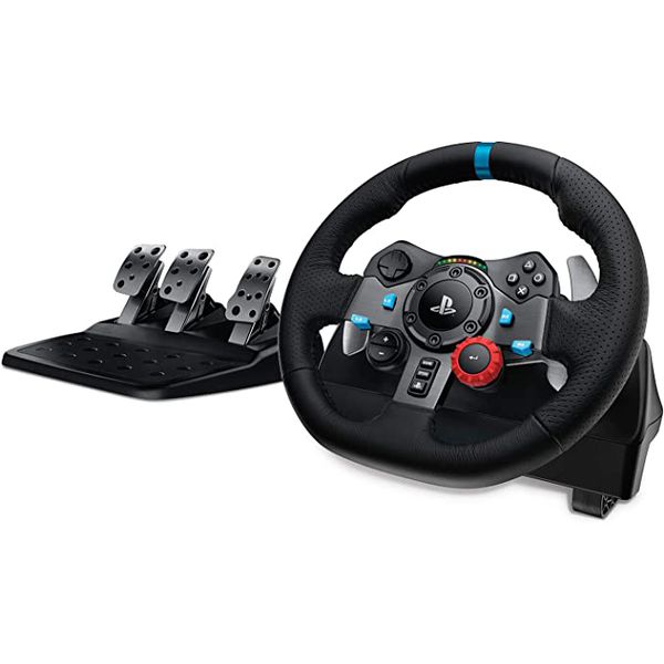 Volante Logitech G29 Driving Force para PS5, PS4, PS3 e PC seminovo 