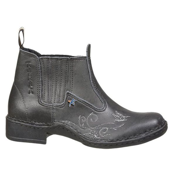 Botina Costura manual feminino Preta