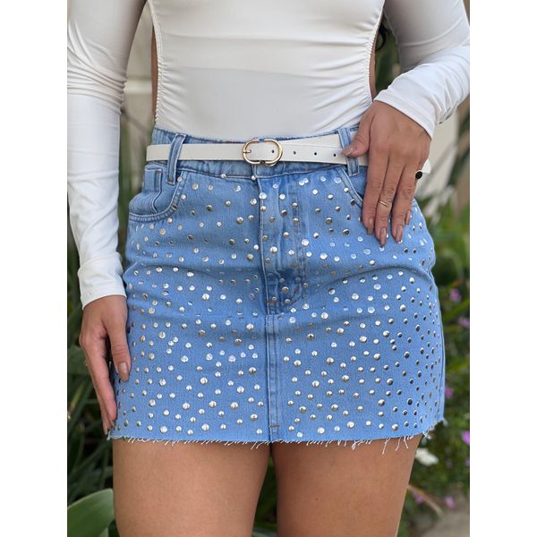 SAIA JEANS OZZO APLICAÇÕES 0277 AZUL JEANS