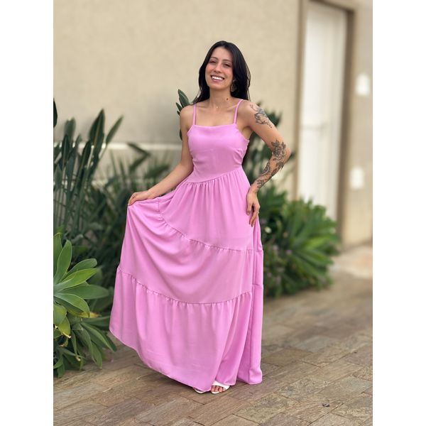 Vestido Longo Micaela ROSA BEBE