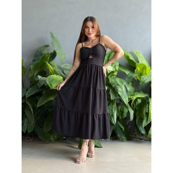Vestido Midi Flavia PRETO