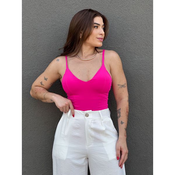 Body Maiô Alças Finas ROSA PINK