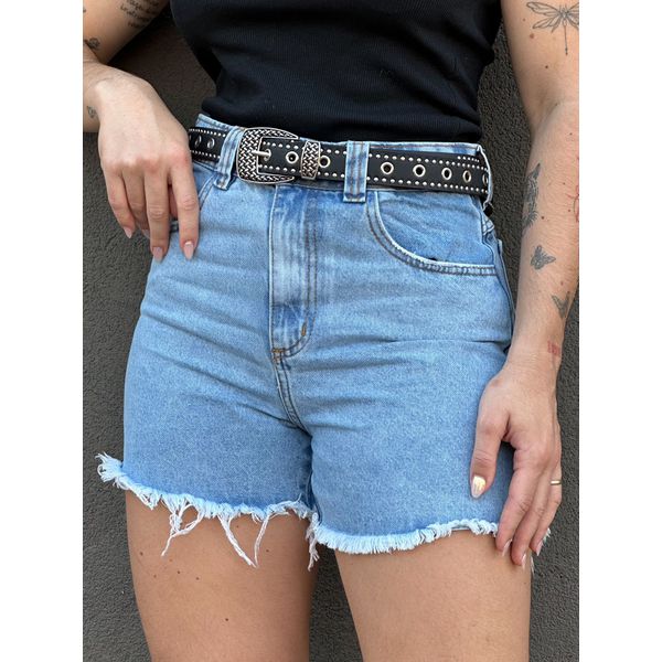 Shorts Nexxo Barra Desfiada LAVAGEM CLARA 