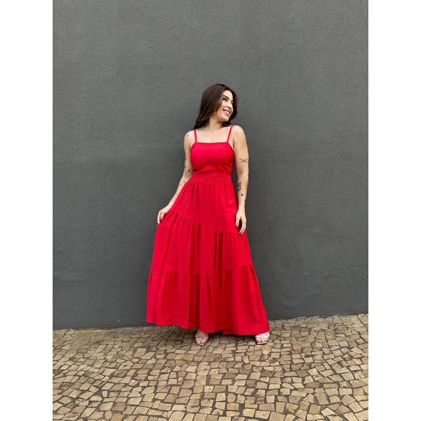 Vestido Longo Micaela VERMELHO