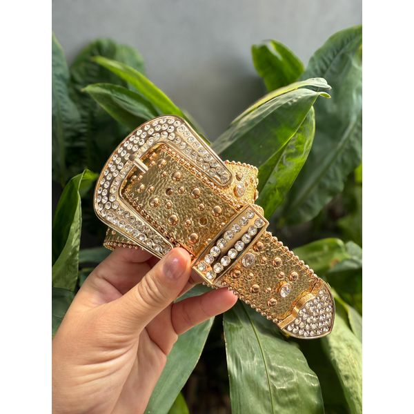 Cinto Golden Pedrarias DOURADO