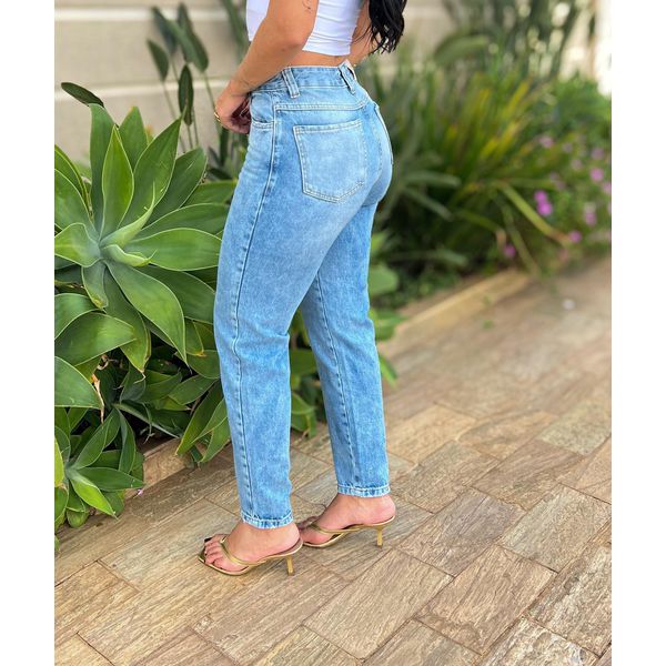 Calça Mom Jeans Nexxo 18 LAVAGEM MEDIA | LOJA TUTTI FRUTTI