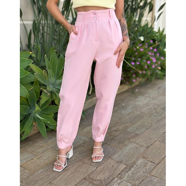 Calça Alfaiataria Noemi ROSA CLARO