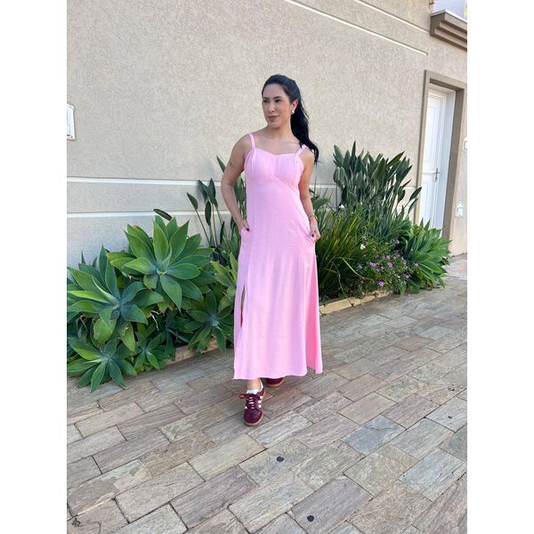 Vestido Midi Alane ROSA CLARO