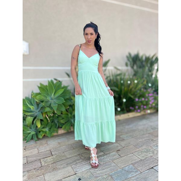 Vestido Midi Gabriela VERDE CLARO