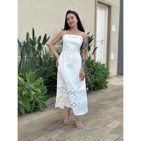 Vestido Midi Selena CREME