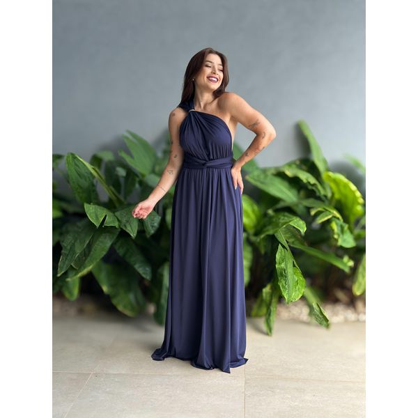 Vestido Longo Multiformas AZUL MARINHO