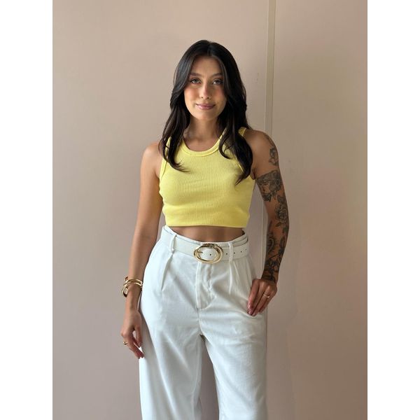 Cropped Regata Nadia AMARELO