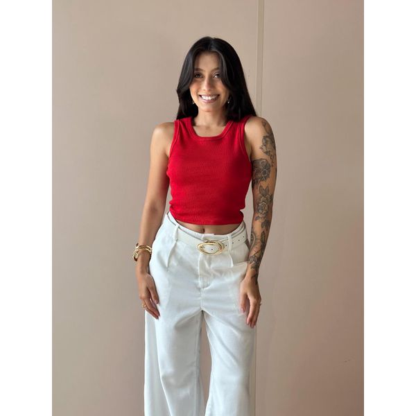 Cropped Regata Nadia VERMELHO
