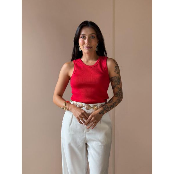 Blusa Regata Catia VERMELHA