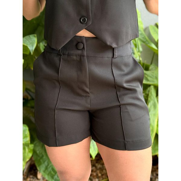 Shorts Alfaiataria Clarice PRETO