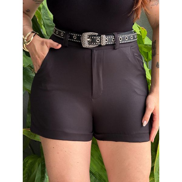 Shorts Kenia em Alfaiataria PRETO