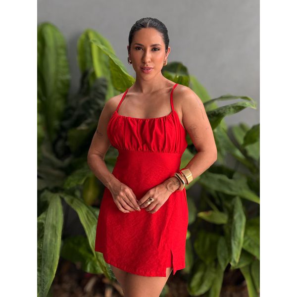 Macaquinho Celeste VERMELHO