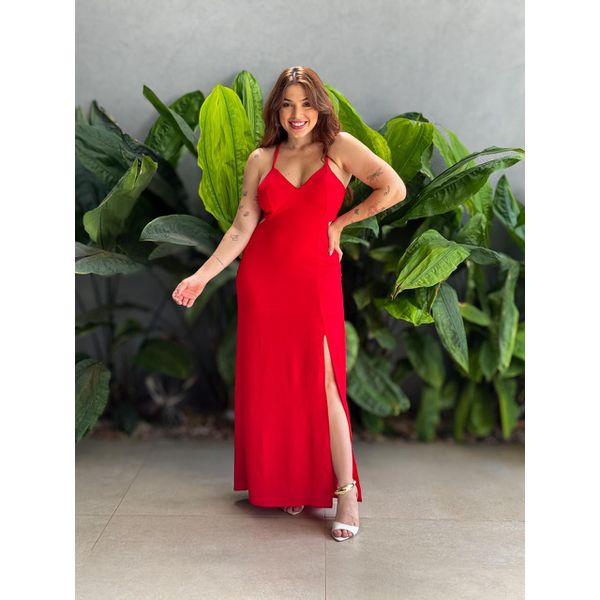 Vestido Longo Aria VERMELHO.