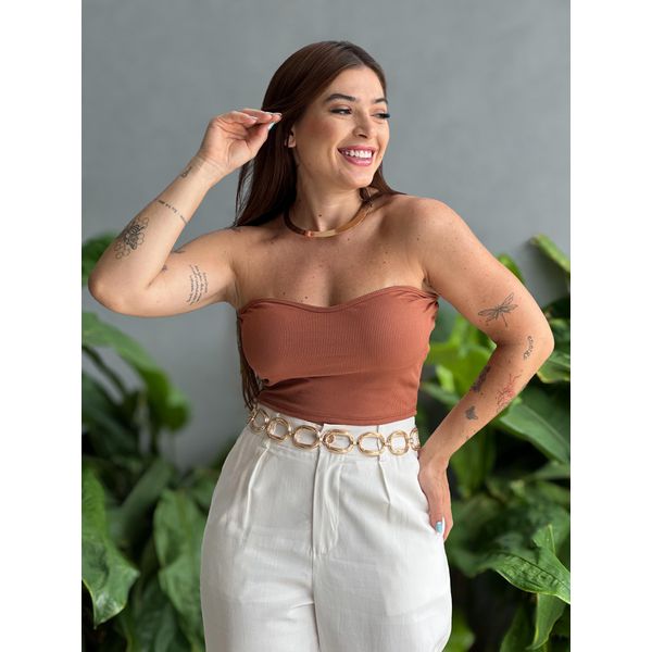 Top Faixa Anarruga TERRACOTA